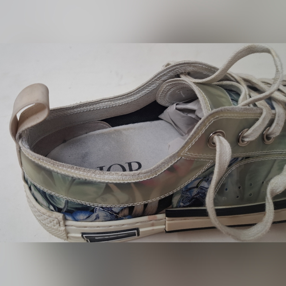 Dior x Sorayama Men's B23 Robot Floral Sneaker Shoes Lace Ups Size 8 US 41 EU - Picture 16 of 16